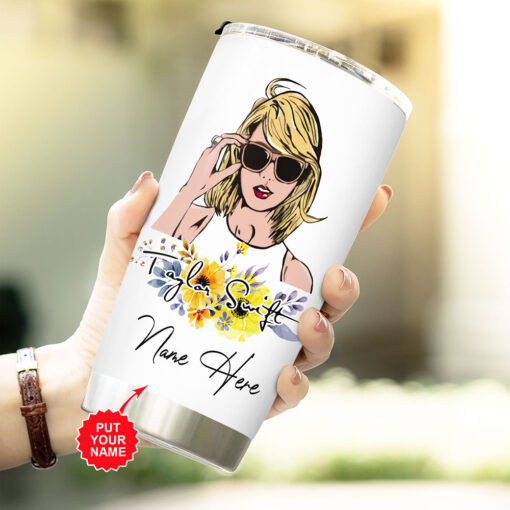 Personalized Taylor Swift Tumbler Cup WOAHTEE11823S4