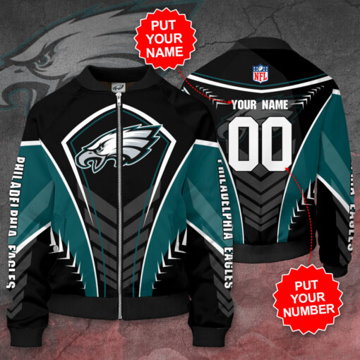 Philadelphia Eagles 3D Bomber Jacket 05