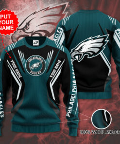 Philadelphia Eagles best designer 3D sweater 01