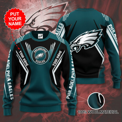 Philadelphia Eagles best designer 3D sweater 01