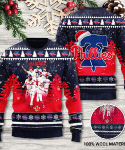 Philadelphia Phillies Christmas 3D Sweater
