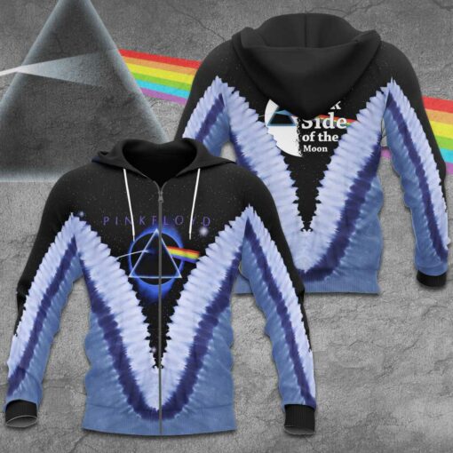 Pink Floyd 3D Zip up Hoodie