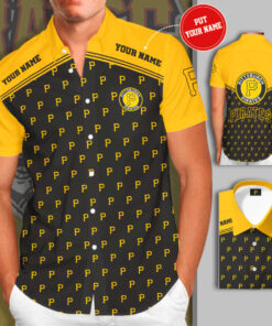 Pittsburgh Pirates 3D Sleeve Dress Shirt 03