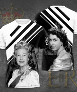 Queen Elizabeth II T Shirt 3D 03