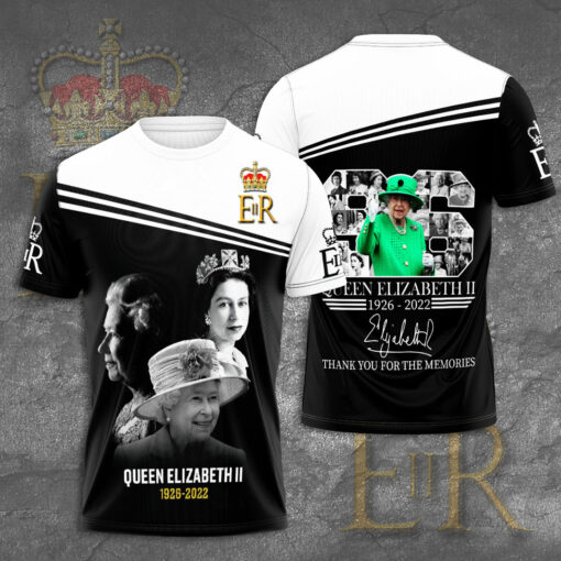 Queen Elizabeth II T Shirt 3D 05