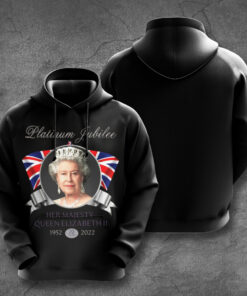 Queen Elizabeth II Unisex Hoodie 2D 02
