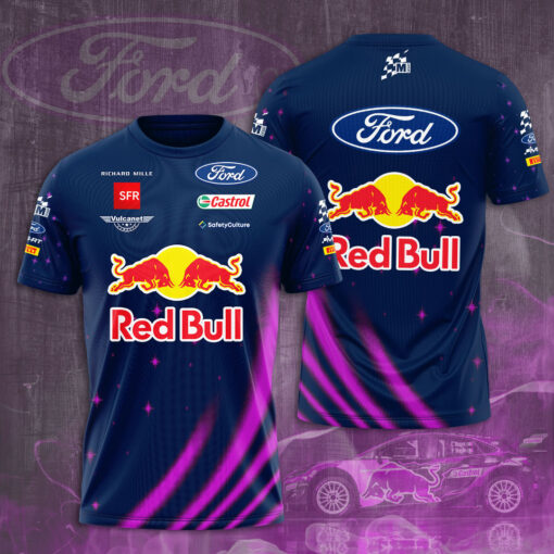 Rally Team M Sport Ford World 3D T shirt
