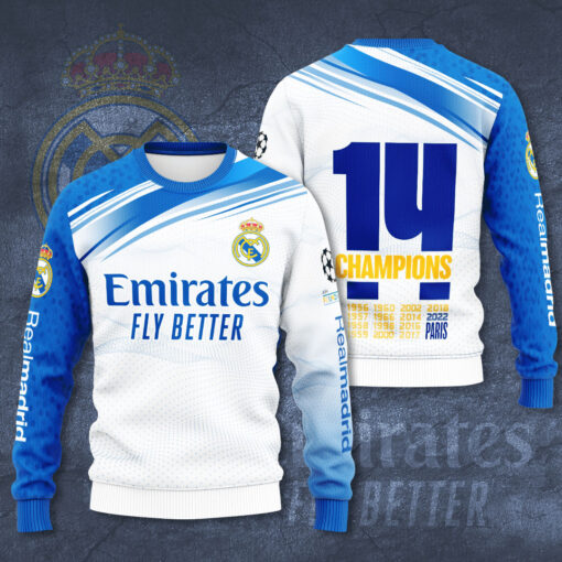 Real Madrid 2022 3D sweatshirt