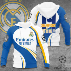 Real Madrid 3D Shirt Ver.3 Hoodie