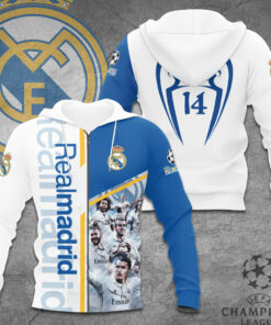 Real Madrid 3D Shirt Zip Hoodie