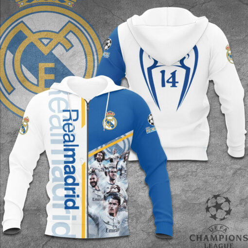 Real Madrid 3D Shirt Zip Hoodie