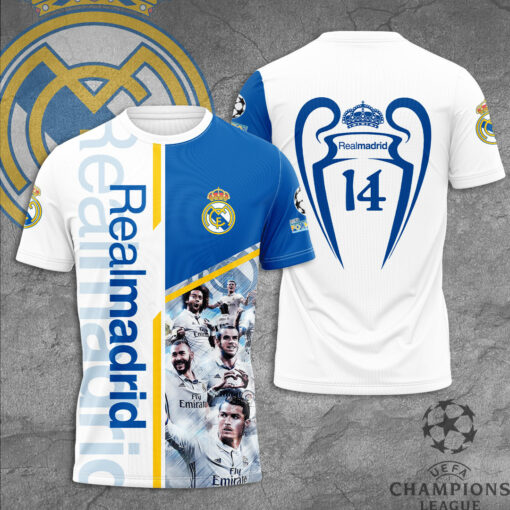Real Madrid 3D T shirt new