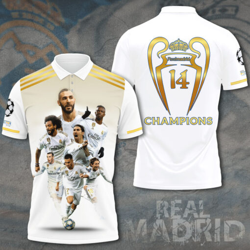 Real Madrid 3D apparel polo shirt