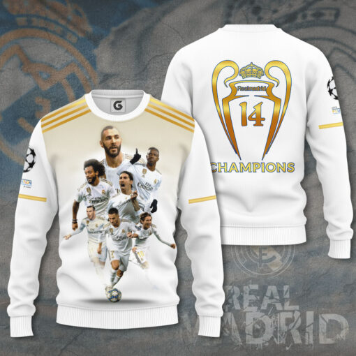 Real Madrid 3D apparel sweatshirt