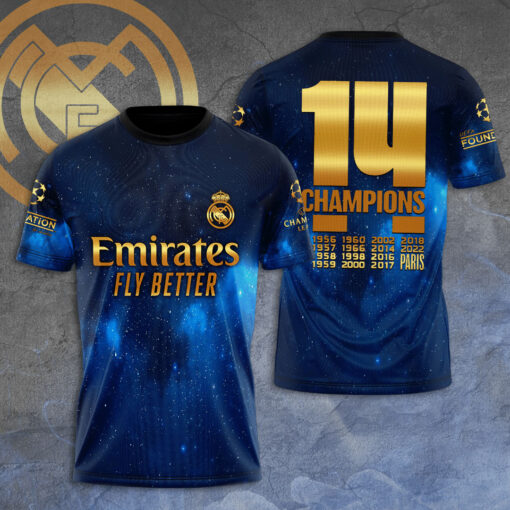 Real Madrid FC 3D T shirt