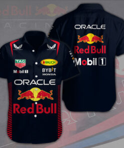 Red Bull Racing short sleeve dress shirts WOAHTEE17523S2