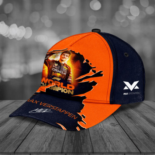 Red Bull Racing x Max Verstappen F1 World Championship Cap Custom Hat 03