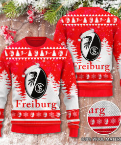 SC Freiburg 3D Christmas Sweater 2022
