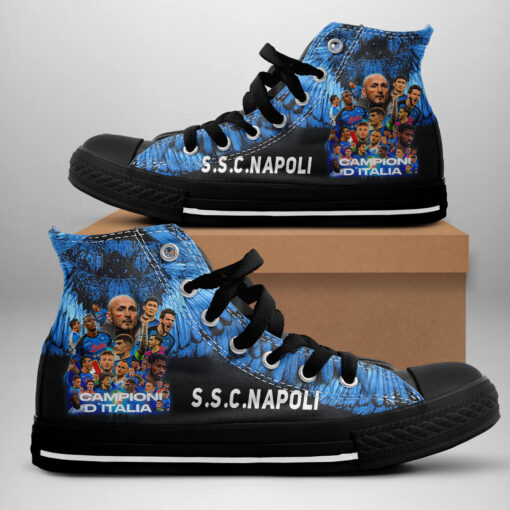 SSC Napoli High Top Canvas Shoe WOAHTEE09823S1 Design 2