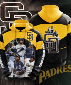 San Diego Padres 3D Hoodie 03