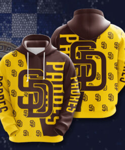 San Diego Padres 3D Hoodie 07