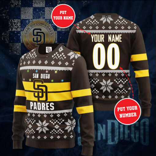 San Diego Padres 3D Sweatshirt 01