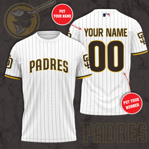 San Diego Padres 3D T shirt 02