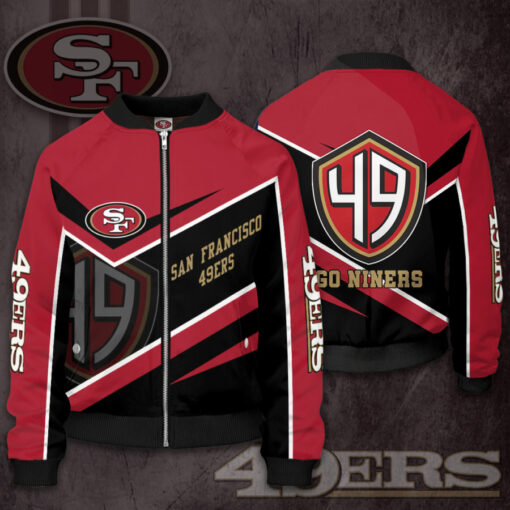 San Francisco 49ers 3D Bomber Jacket 02