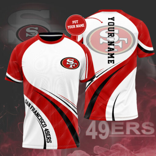 San Francisco 49ers 3D T shirt 01