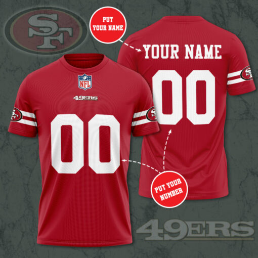San Francisco 49ers 3D T shirt 04