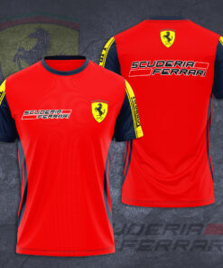 Scuderia Ferrari 2022 Team 3D T Shirt red