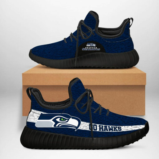 Seattle Seahawks Custom Sneakers 06
