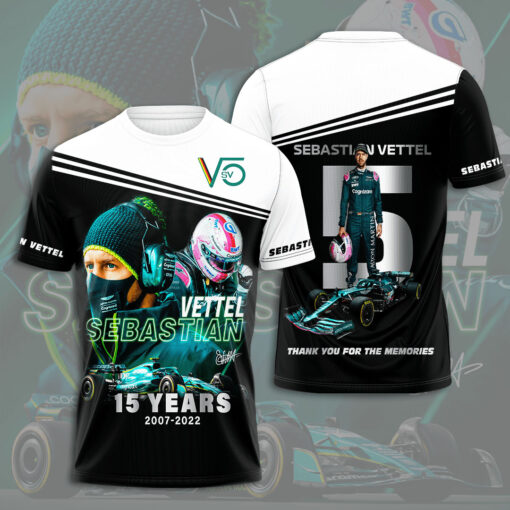 Sebastian Vettel 3D T shirt 01