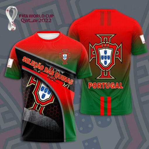 Selecao Portuguesa de Futebol 3D T shirt