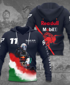Sergio Perez Red Bull Racing 3D hoodie