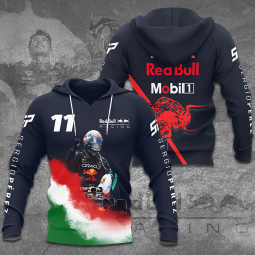 Sergio Perez Red Bull Racing 3D hoodie