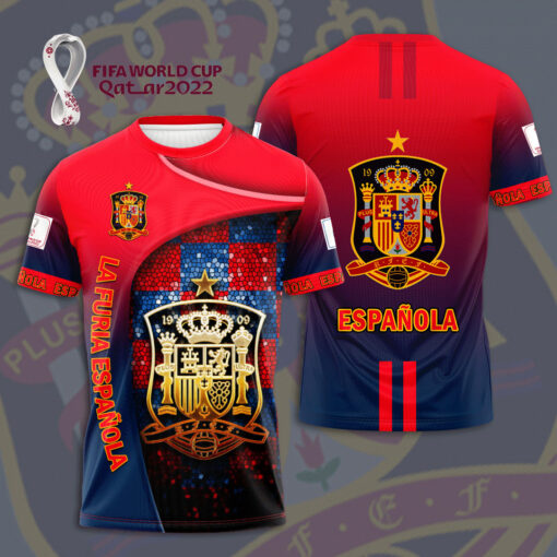 Spain National Football Team 3D T shirt