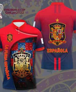 Spain National Football Team 3D polo