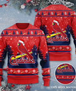 St. Louis Cardinals Christmas 3D Sweater S2