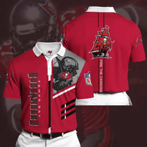 Tampa Bay Buccaneers 3D Polo 02