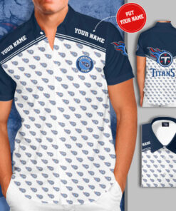 Tennessee Titans 3D Short Sleeve Dress Shirt 03