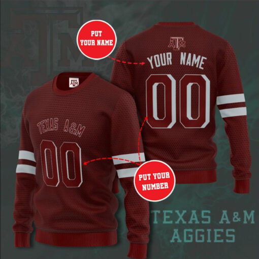 Texas AM Aggies 3D Sweatshirt 02