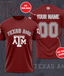 Texas AM Aggies 3D T shirt 02