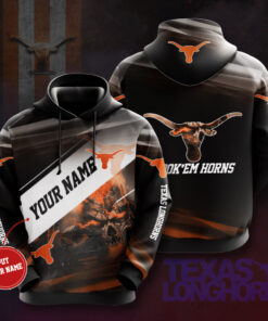 Texas Longhorns 3D Hoodie 01