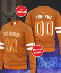 Texas Longhorns 3D Sweatshirt 02