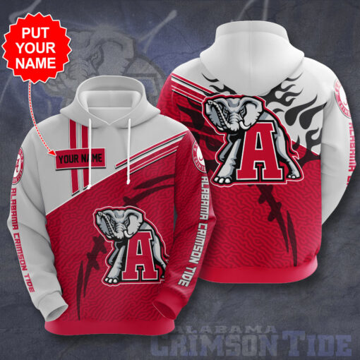 The best Alabama Crimson Tide 3D hoodie 014