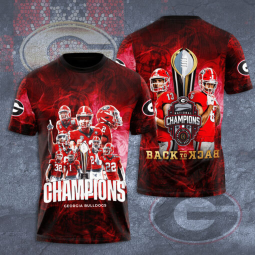 The best Georgia Bulldogs 3D T shirts 01