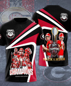 The best Georgia Bulldogs 3D T shirts 010
