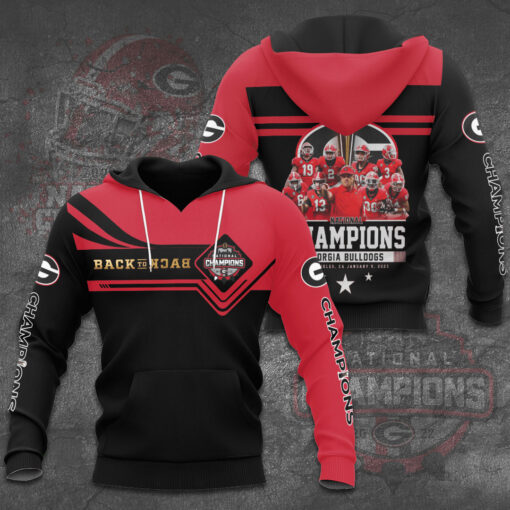 The best Georgia Bulldogs 3D hoodie 010