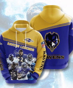 The best selling Baltimore Ravens 3D hoodie 01